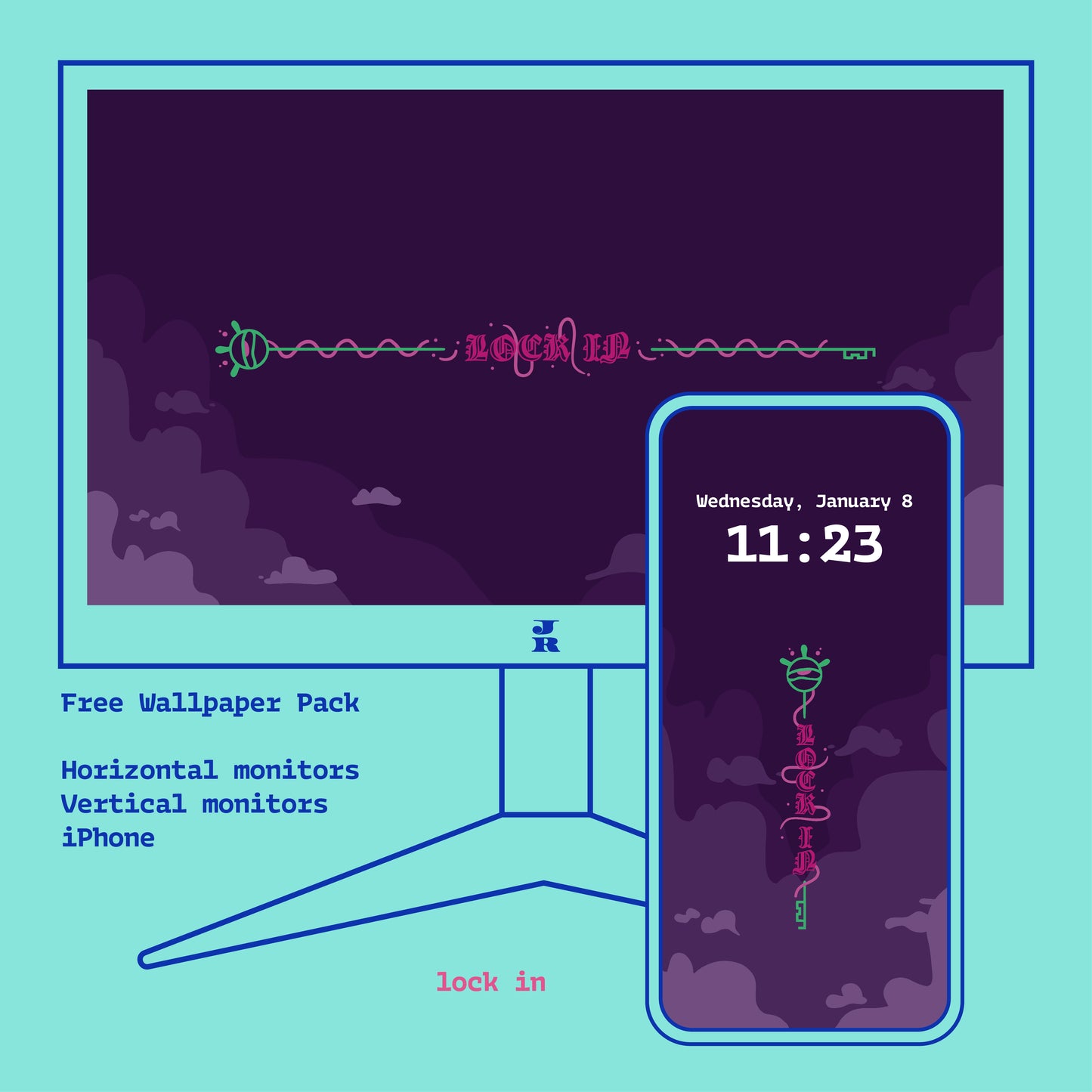 Lock-in Wallpaper Pack