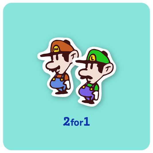 Plumbing Bros. Stickers