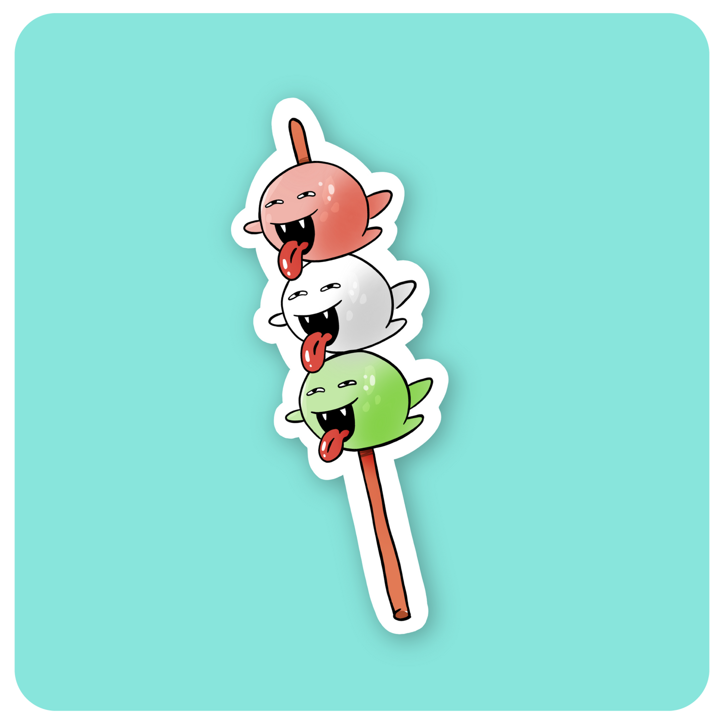 Boo Dangos Sticker