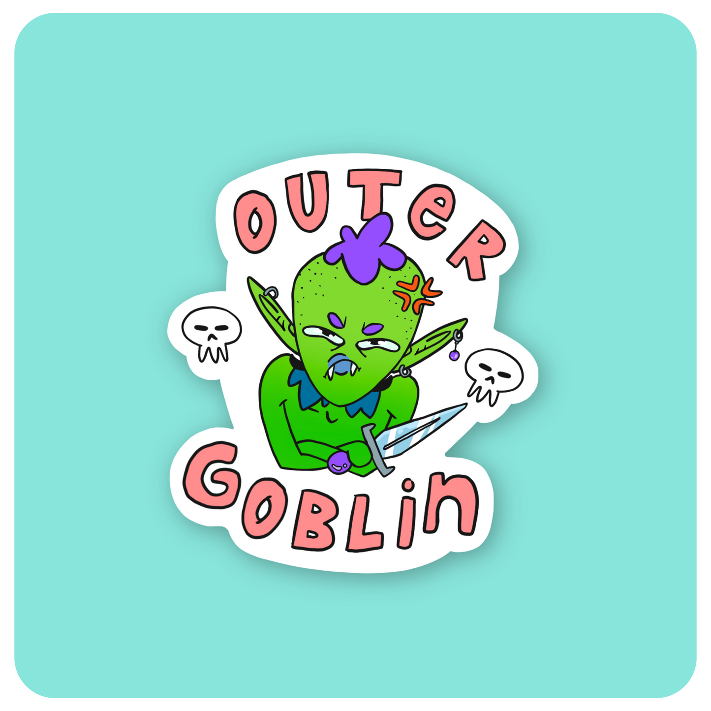 Outer Goblin sticker